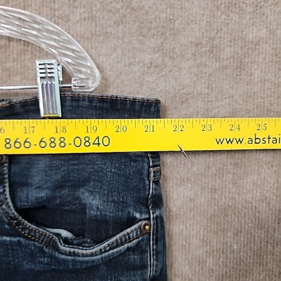 Urban Star Men's Dark Blue Denim Jeans Straight Leg Stitch Pockets 42"X30" - Picture 7 of 8